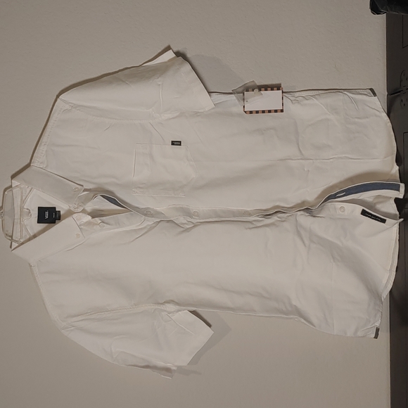 VANS Men's Houser Short Sleeve White Shirt - size Medium - NEW w/tag - Picture 1 of 10